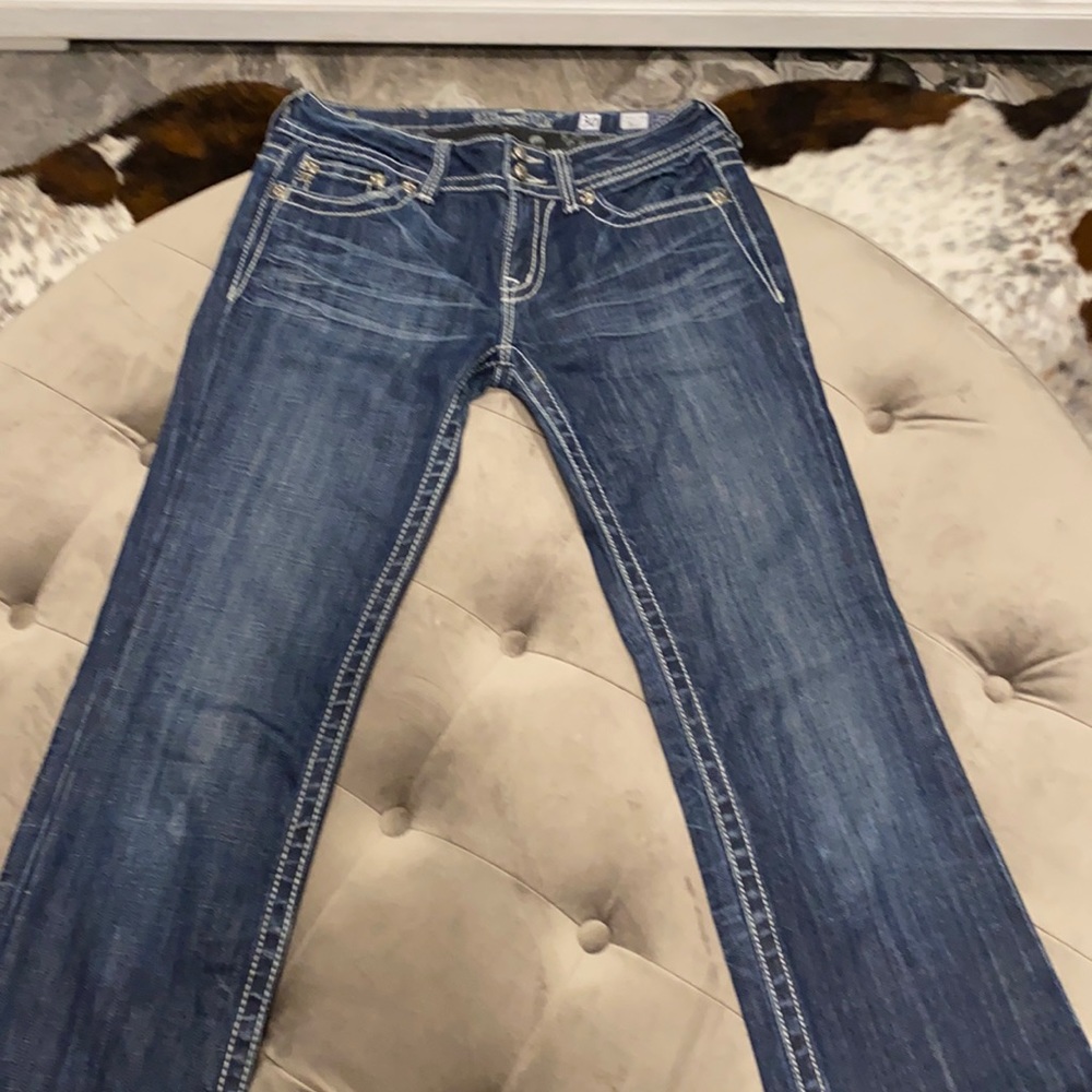 Miss Me jeans size 30 style long boot cut.